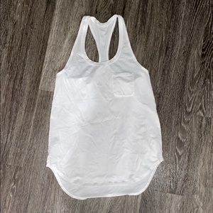 White lulu lemon tank
